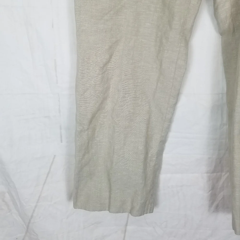 Merona tan skin fit Corte cenido linen blend pants